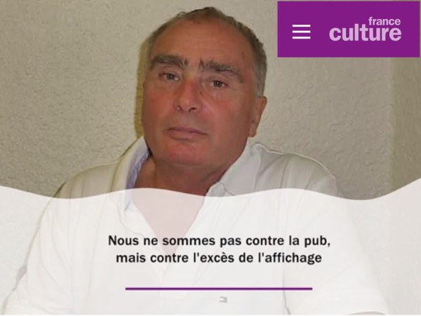 "On n'est pas publiphobe, mais il faut rendre au citoyen l'espace commun"